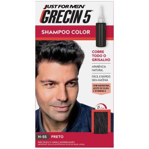 SHAMPOO COLOR GRECIN 5 TONALIZANTE MASCULINO PRETO 