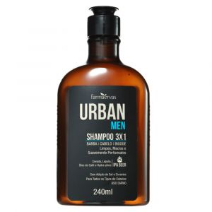 SHAMPOO URBAN MEN  3X1 240ML