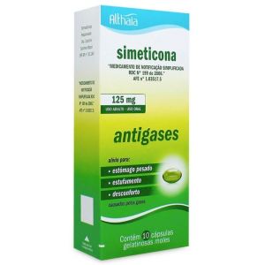 SIMETICONA 125MG COM 10 CÁPSULAS - ALTHAIA - GENÉRICOS