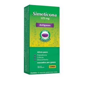 SIMETICONA 125MG COM 10 CÁPSULAS - CIMED - GENÉRICOS
