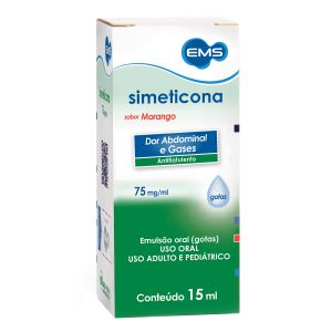 SIMETICONA GOTAS 75MG/ML COM 15ML - EMS - GENÉRICOS
