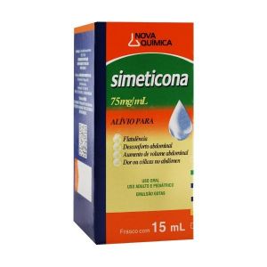 SIMETICONA GOTAS 75MG/ML COM 15ML - NOVA QUÍMICA - GENÉRICOS