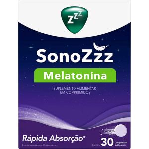 SONOZZZ MELATONINA COM 30 COMPRIMIDOS