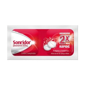 SONRIDOR COM 2 COMPRIMIDOS EFERVESCENTES