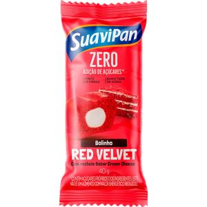 BOLINHO SUAVIPAN ZERO SABOR RED VELVET COM 40G
