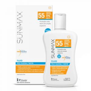 PROTETOR SOLAR SUNMAX FLUID FPS 55 COM 120ML