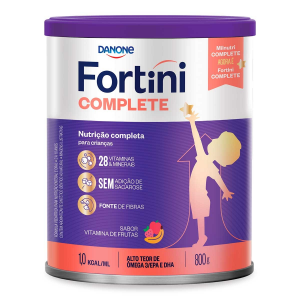 SUPLEMENTO ALIMENTAR INFANTIL FORTINI COMPLETE SABOR VITAMINA DE FRUTAS COM 800G