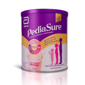 SUPLEMENTO ALIMENTAR INFANTIL EM PÓ PEDIASURE SABOR MORANGO COM 400G
