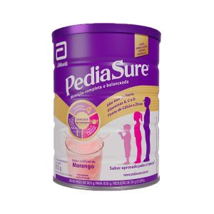 SUPLEMENTO ALIMENTAR INFANTIL EM PÓ PEDIASURE SABOR MORANGO COM 850G