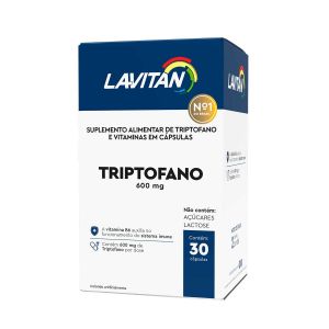 SUPLEMENTO ALIMENTAR LAVITAN TRIPTOFANO COM 30 CÁPSULAS