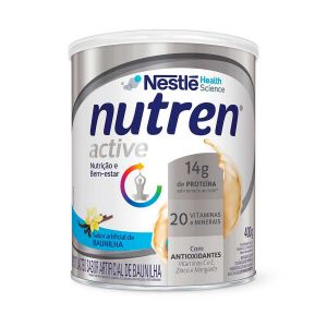SUPLEMENTO ALIMENTAR NUTREN ACTIVE NESTLÉ BAUNILHA COM 400G