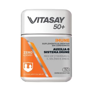 SUPLEMENTO ALIMENTAR VITASAY 50+ IMUNE COM 30 COMPRIMIDOS