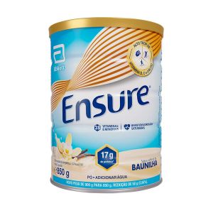 SUPLEMENTO NUTRICIONAL ENSURE BAUNILHA COM 850G