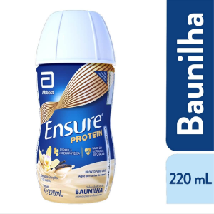 SUPLEMENTO NUTRICIONAL ENSURE PROTEIN BAUNILHA COM 220ML