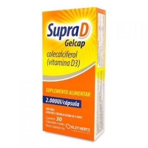 SUPRA D GELCAP 2.000UI 30 CÁPSULAS