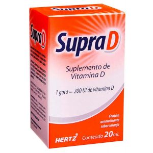 VITAMINA D 200UI SUPRA D LARANJA GOTAS COM 20ML