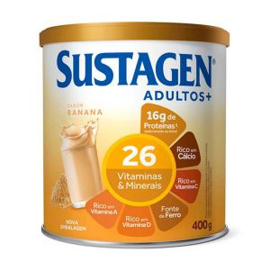 SUSTAGEN ADULTOS+ SABOR BANANA COM 400G