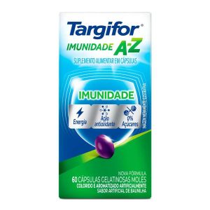 POLIVITAMÍNICO TARGIFOR IMUNIDADE A-Z COM 60 CÁPSULAS