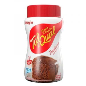 ADOÇANTE DIETÉTICO EM PÓ TAL E QUAL FORNO E FOGÃO 120G