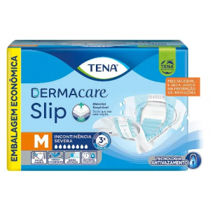 TENA SLIP DERMACARE M COM 16 UNIDADES