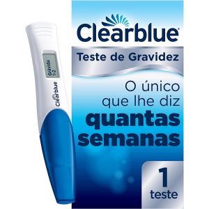 TESTE DE GRAVIDEZ CLEARBLUE COM INDICADOR DE SEMANAS 1 UNIDADE