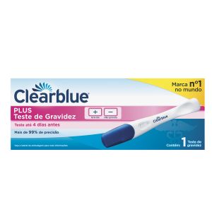 TESTE DE GRAVIDEZ CLEARBLUE PLUS COM 1 UNIDADE