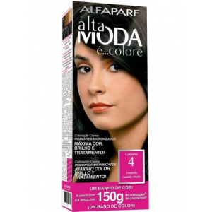 TINTA DE CABELO ALTA MODA 4 CASTANHO
