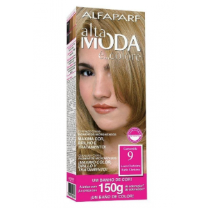 TINTA DE CABELO ALTA MODA 9 LOURO CLARISSIMO CAMOMILA 