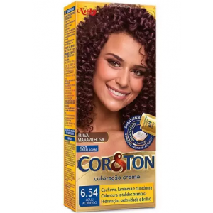 TINTA DE CABELO COR&TON 6.54 ACAJU ACOBREADO 