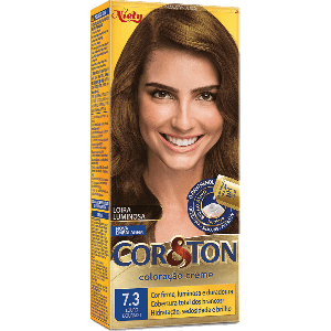 TINTA DE CABELO COR&TON 7.3 LOURO DOURADO