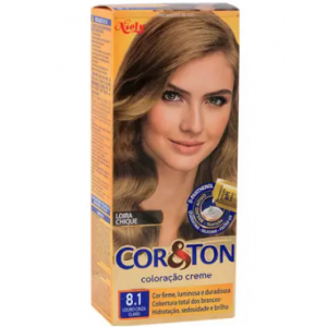 TINTA DE CABELO COR&TON 8.1 LOURO CINZA CLARO