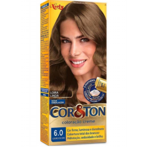 TINTA DE CABELO COR&TON NIELY 6.0 LOURO ESCURO 