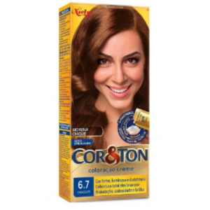 TINTA DE CABELO COR&TON NIELY 6.7 CHOCOLATE