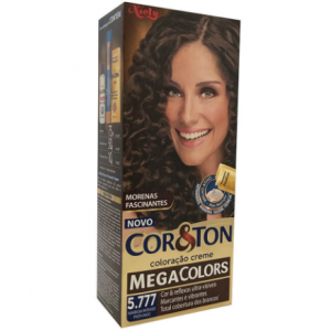 TINTA DE CABELO COR&TON NIELY MEGA COLORS MARROM INTENSO PROFUNDO 5.777