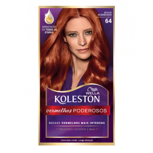 TINTA DE CABELO KOLESTON ACAJU ACOBREADO 64