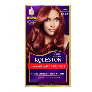 TINTA DE CABELO KOLESTON KIT AMORA 5546