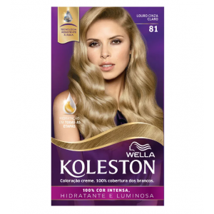 TINTA DE CABELO KOLESTON LOURO CINZA CLARO 81