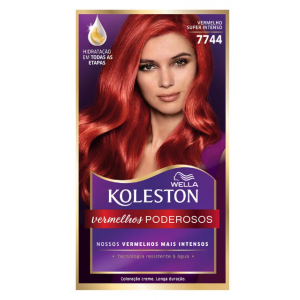 TINTA DE CABELO KOLESTON VERMELHO SUPER INTENSO 7744