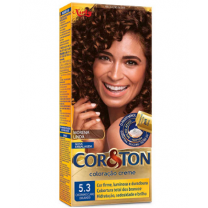 TINTA DE CABELO NIELY COR&TON 5.3 CASTANHO CLARO DOURADO
