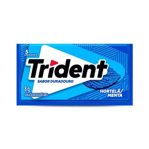 CHICLETE TRIDENT HORTELÃ 8G 5 UNIDADES