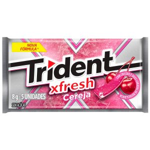 TRIDENT FRESH CEREJA 8G 5 UNIDADES