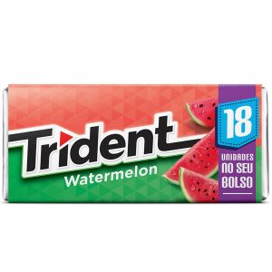 CHICLETE TRIDENT WATERMELON 18 UNIDADES