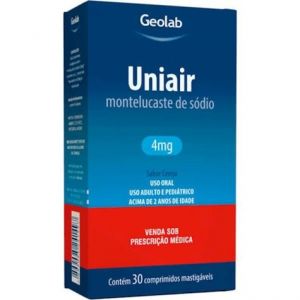 UNIAIR 4MG COM 30 COMPRIMIDOS