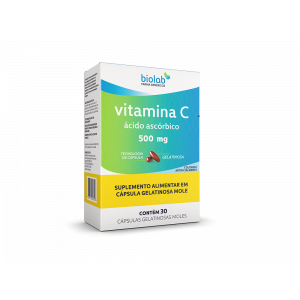 VITAMINA C 500MG BIOLAB COM 30 CÁPSULAS
