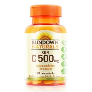 VITAMINA C 500MG 180 COMPRIMIDOS - SUNDOWN