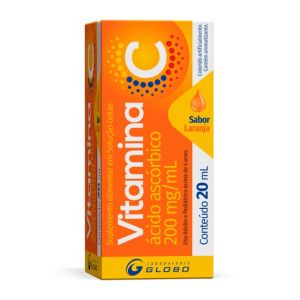 VITAMINA C 200MG COM 20ML