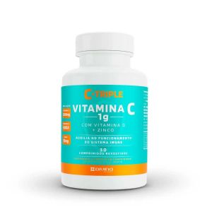 VITAMINA C C-TRIPLE TRIPLA AÇÃO 500MG 30 COMPRIMIDOS