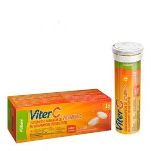 VITAMINA C VITER C 1G COM 10 COMPRIMIDOS EFERVECENTES