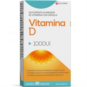 VITAMINA D GLOBO 1000UI COM 30 CÁPSULAS