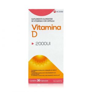 VITAMINA D 2000 UI GLOBO COM 30 CÁPSULAS